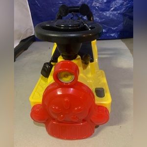 Mickey Mouse Ride on Train with Track